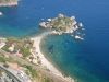 Dovolenka Sicília, pláž Isola Bella v Taormine