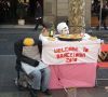 Barcelona- ulica La Rambla a mímovia